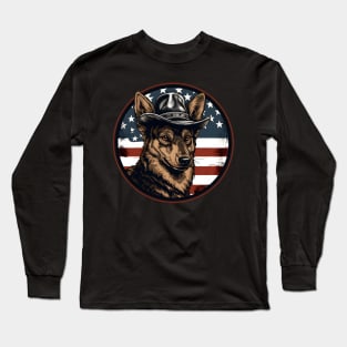 Finnish Spitz 4th of July Long Sleeve T-Shirt